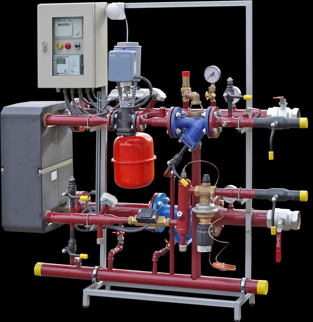 Racconigi and Segrate district heating substation