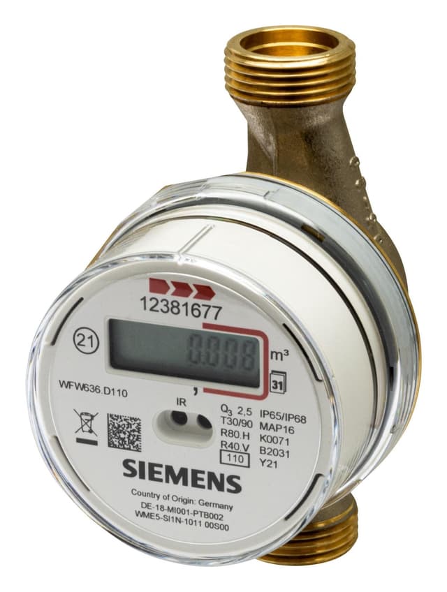Siemens water meter remote reading